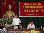 Bóng đá anh, ngoại hạng anh, lịch thi đấu euro 2012, Xử lý dứt điểm các vụ án tham nhũng nghiêm trọng